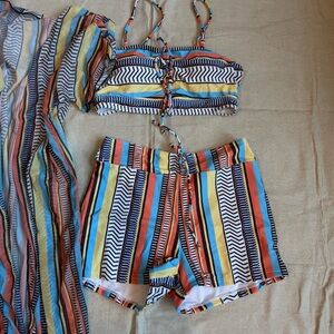 NEW 3 piece swimwear set